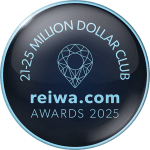 21-25 Million Dollar Club Award Logo
